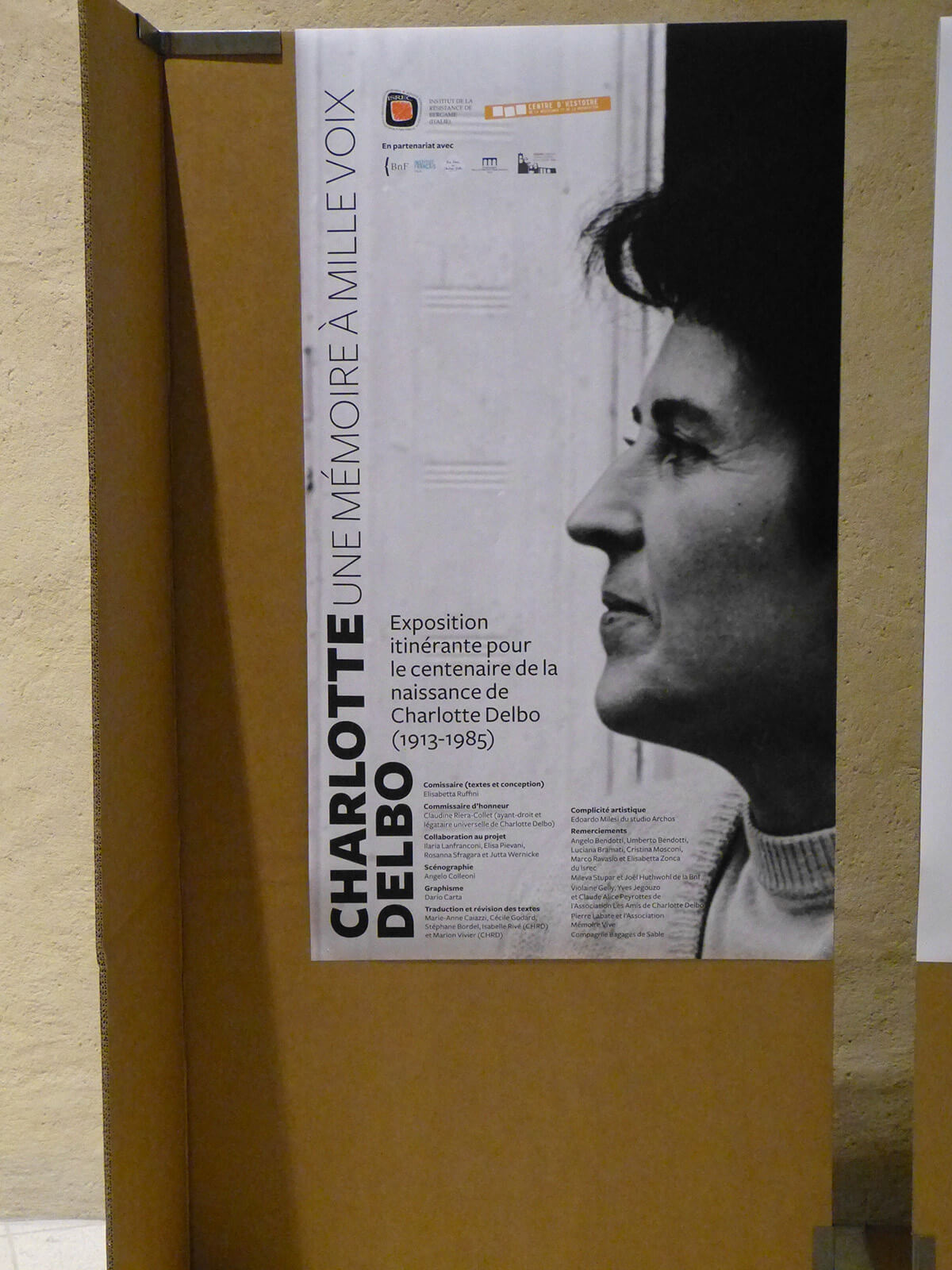 Allestimento Mostra Delbo